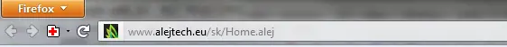 URL lišta v novom Firefoxe
