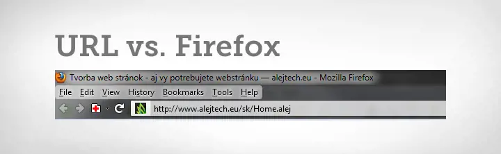Zobrazovanie URL adresy v novom Firefoxe
