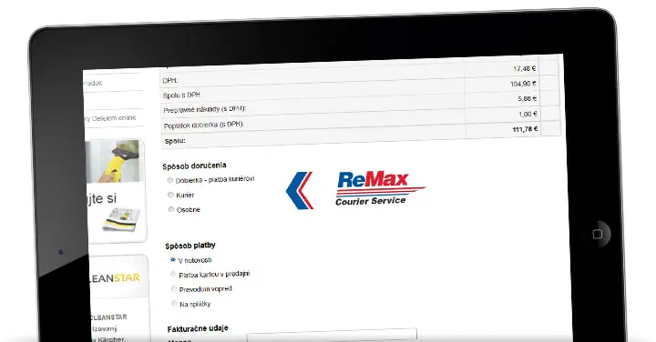 Prepojenie so systémom prepravcu REMAX