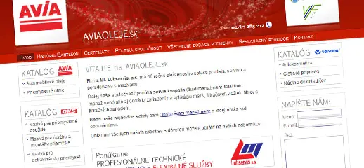 Aviaoleje.sk - servis a poradenstvo v oblasti mazív