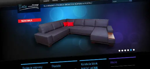 Slovenský výrobca sedacích súprav a postelí 