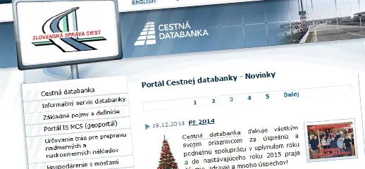 Nová tvár Portálu Cestnej databanky