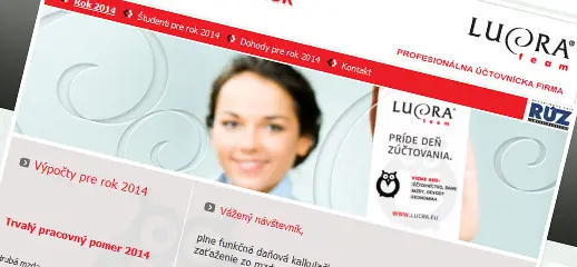 Daňová kalkulačka je nová stránka firmy LUCRA team