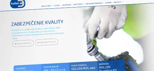 Hollen.sk - nový responzívny dizajn