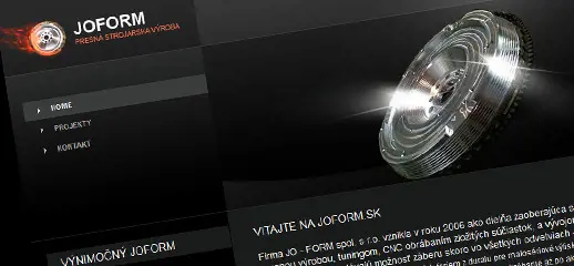 Joform.sk - presná strojárska výroba a tuning