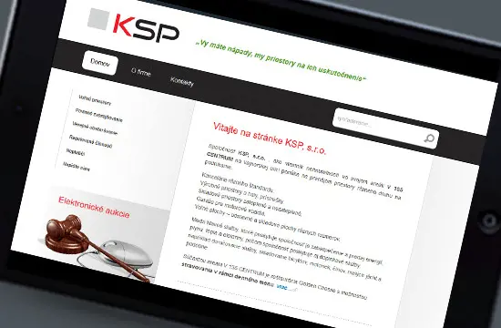 Spoločnosť KSP s.r.o. má novú webstránku