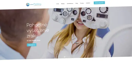 Optika Fontána - nový e-shop