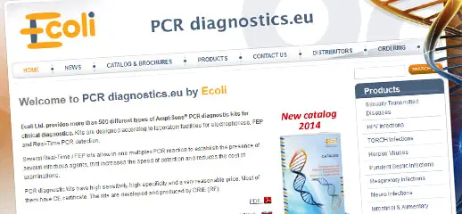 Nová webová stránka pcrdiagnostics.eu
