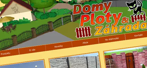 Stránka Ploty & záhrada predstavuje svoju ponuku