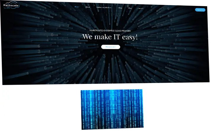Nový web pre Rackscale