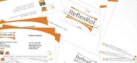 Vizuálna identita pre spoločnosť ReflexRol