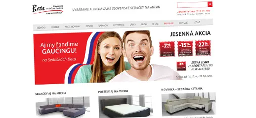 Beta Trenčín - slovenské sedačky a postele na mieru