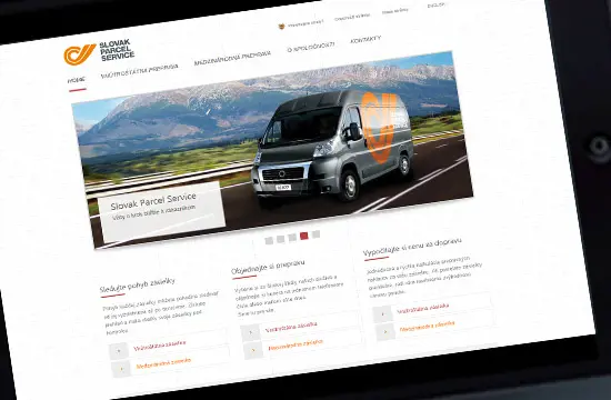 Slovak Parcel Service má novú webstránku