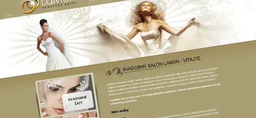 Redizajn webstránky svadobného salónu LaMon