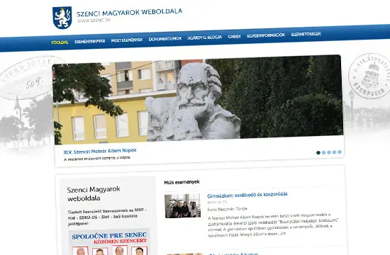 Szenc.sk - webstránka o dianí v Senci