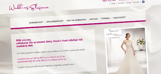Wedding Elegance – svadobný salón