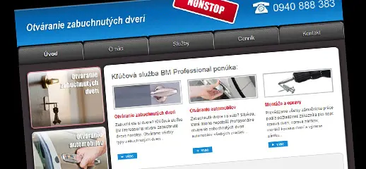 Zabuchnute-dvere.sk - kľúčová služba BM Professional