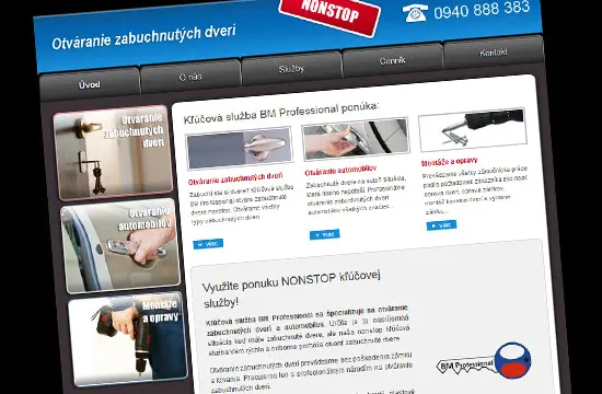 Zabuchnute-dvere.sk - kľúčová služba BM Professional